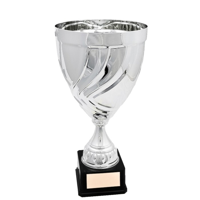 SILVER ITALIAN - CLASSIC METAL VASE TROPHY CUP - 3 SIZES TO 21''